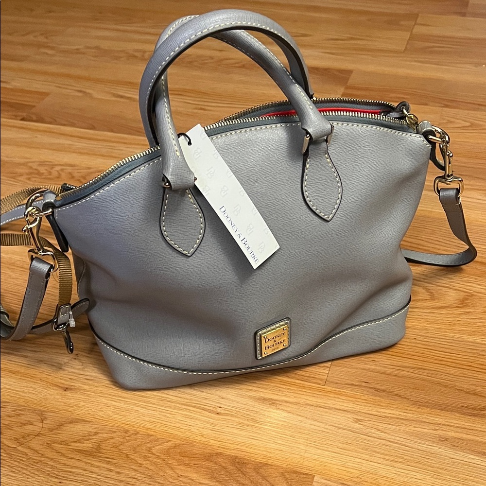 Dooney & Bourke Light Gray Satchel